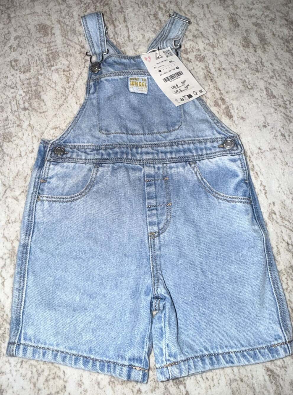 Zara Denim Overalls Size 1.5 Years